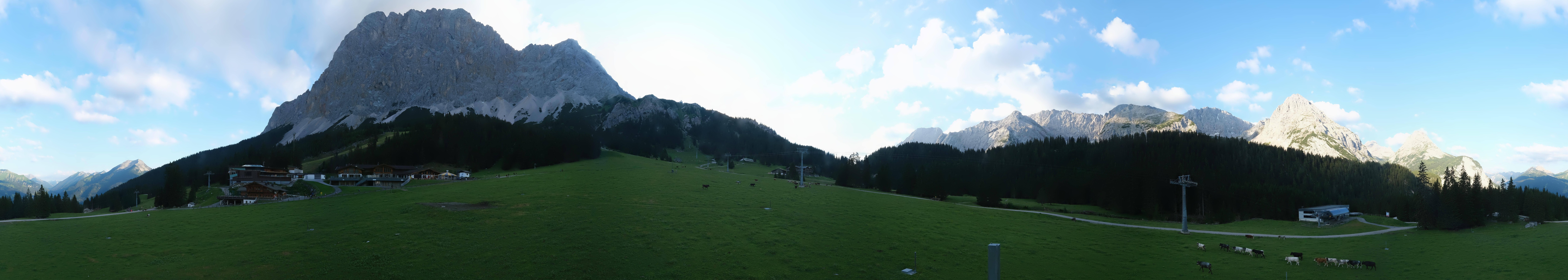 Archiv Foto Webcam Rundblick Ehrwalder Alm