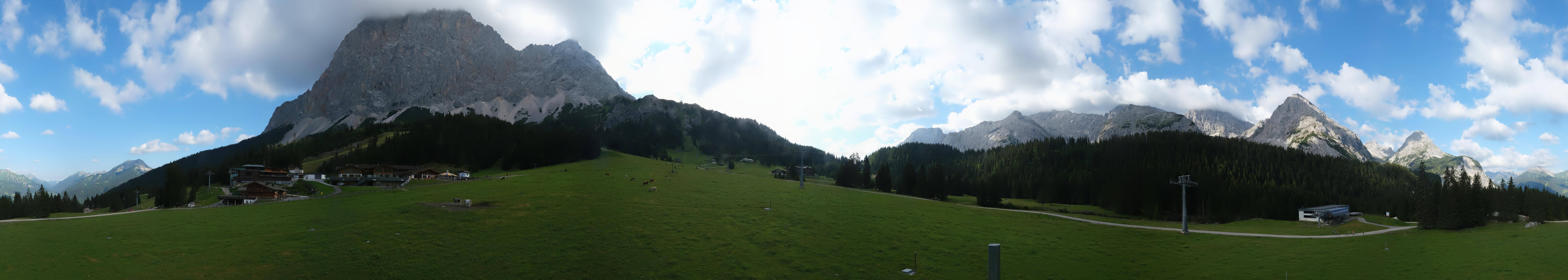 Archiv Foto Webcam Rundblick Ehrwalder Alm