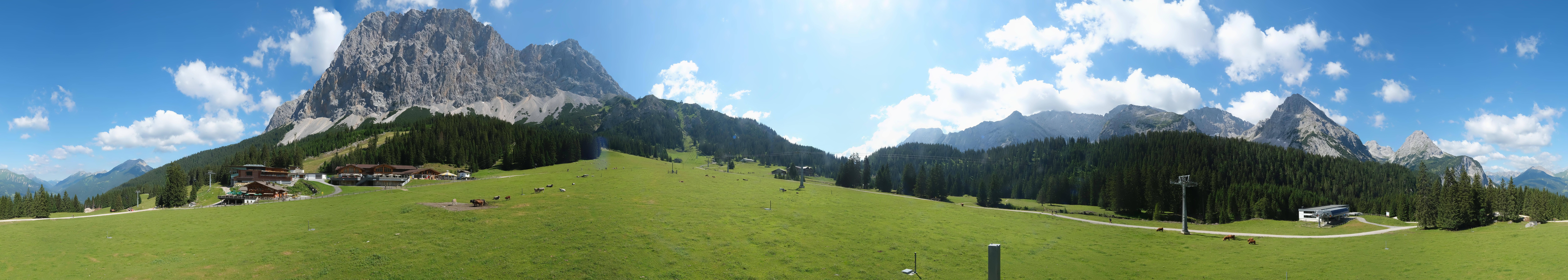 Archiv Foto Webcam Rundblick Ehrwalder Alm