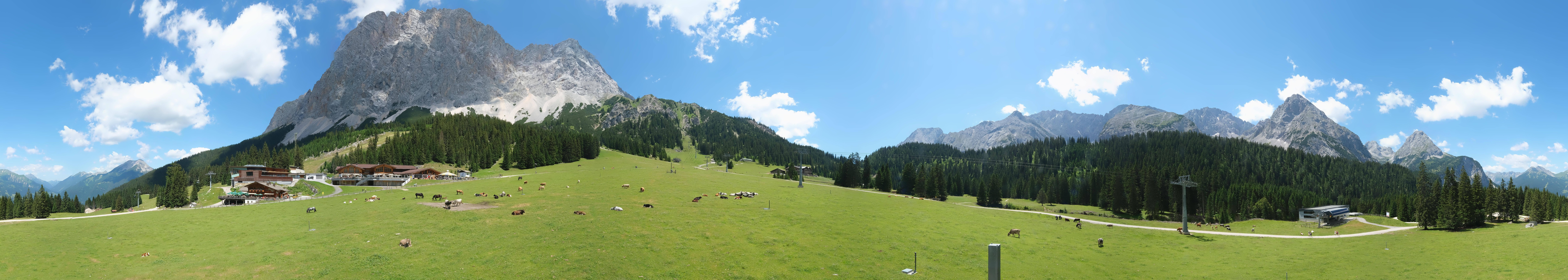Archiv Foto Webcam Rundblick Ehrwalder Alm