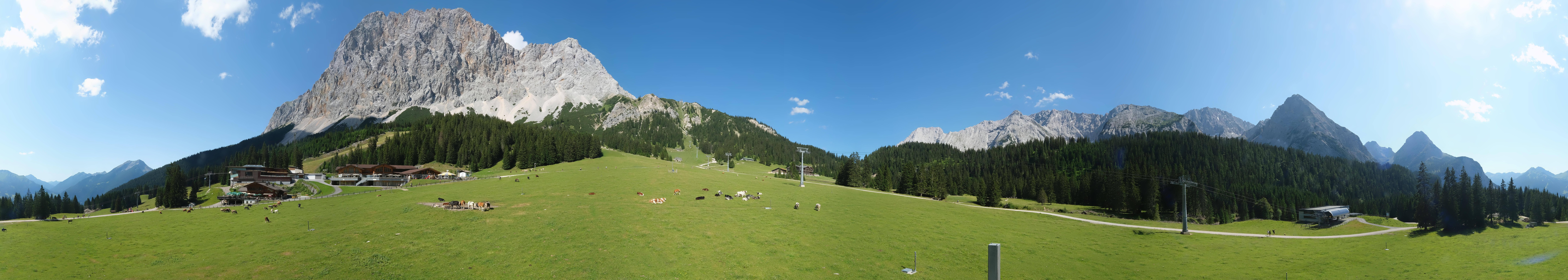 Archiv Foto Webcam Rundblick Ehrwalder Alm