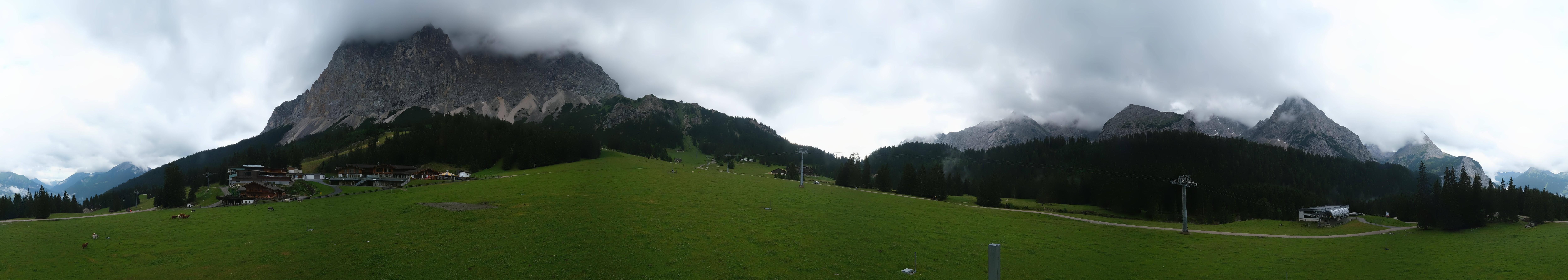 Archiv Foto Webcam Rundblick Ehrwalder Alm