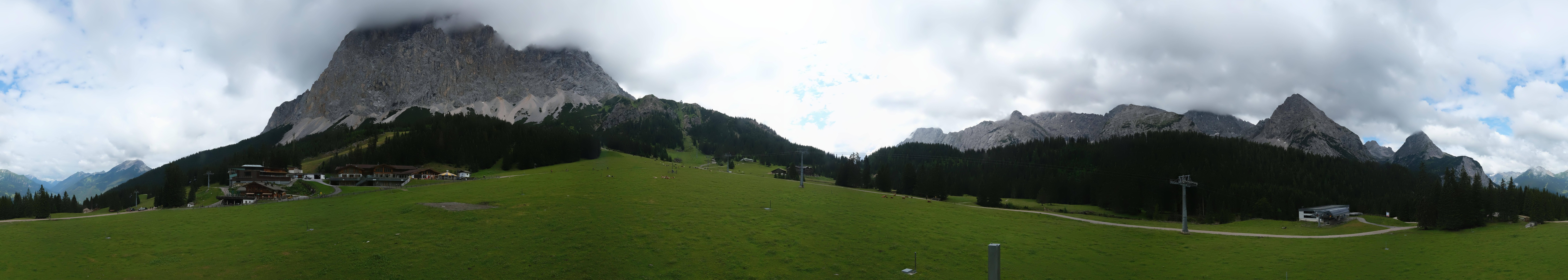 Archiv Foto Webcam Rundblick Ehrwalder Alm