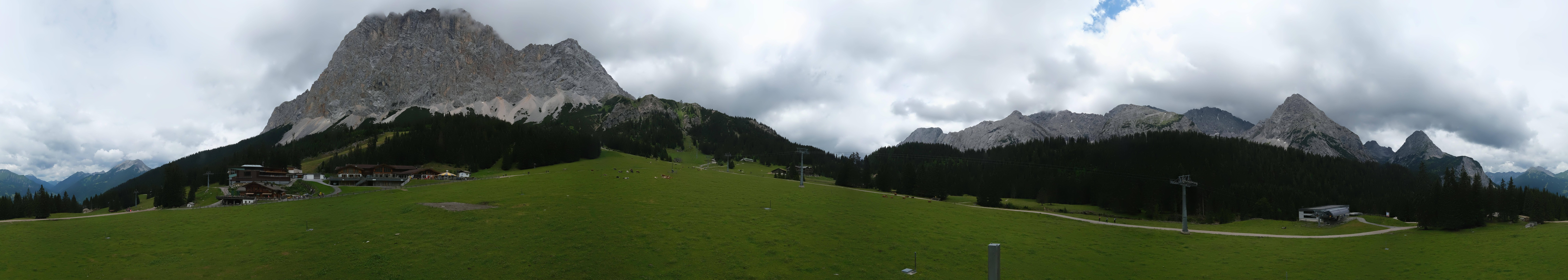 Archiv Foto Webcam Rundblick Ehrwalder Alm