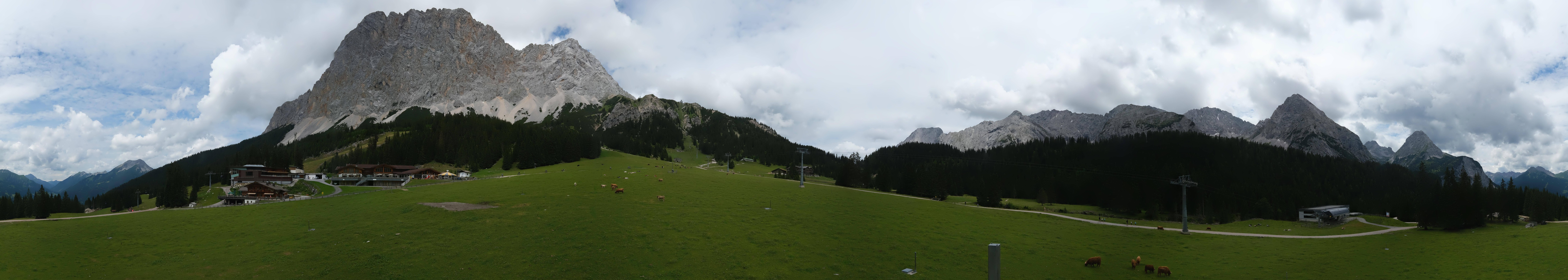 Archiv Foto Webcam Rundblick Ehrwalder Alm