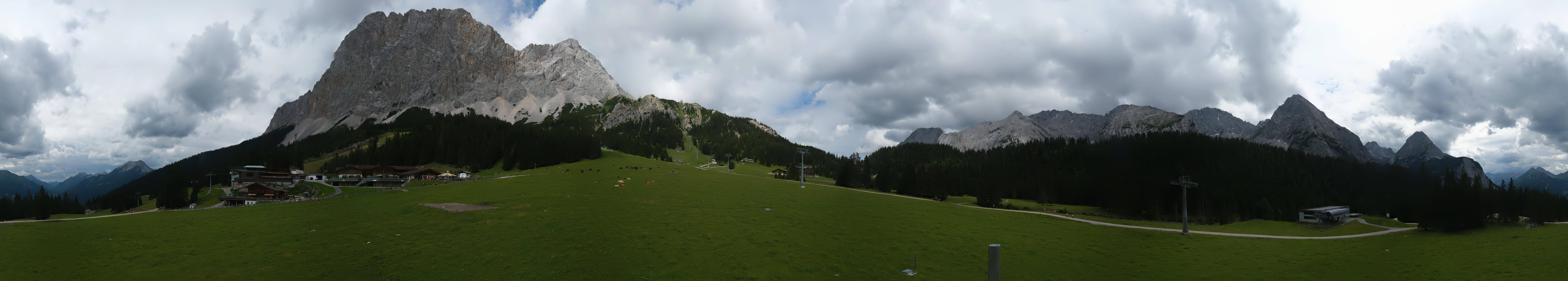 Archiv Foto Webcam Rundblick Ehrwalder Alm