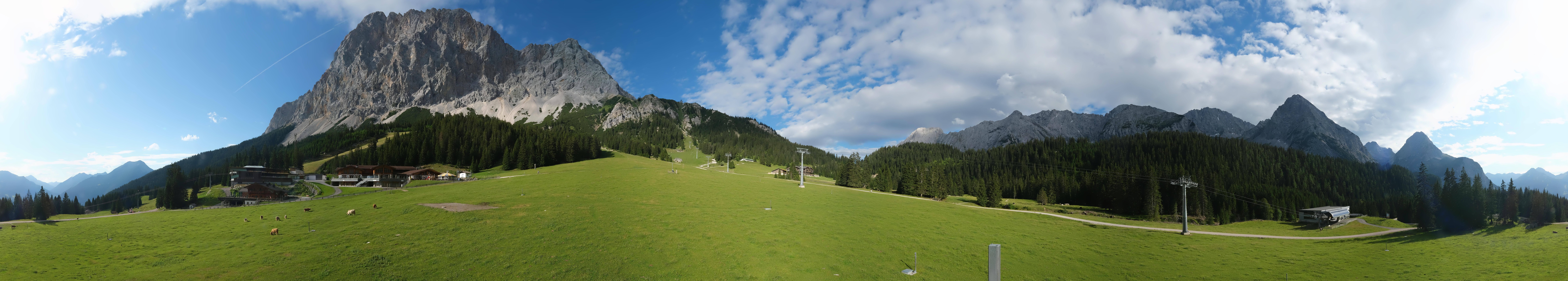Archiv Foto Webcam Rundblick Ehrwalder Alm
