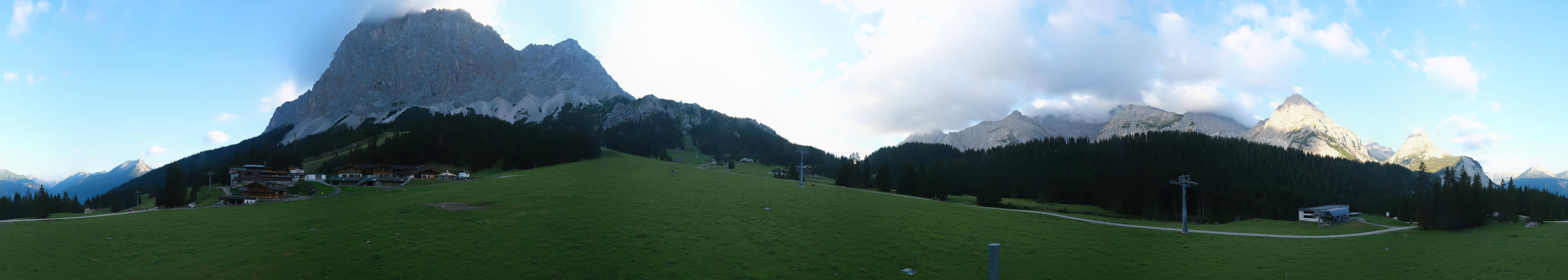 Archiv Foto Webcam Rundblick Ehrwalder Alm