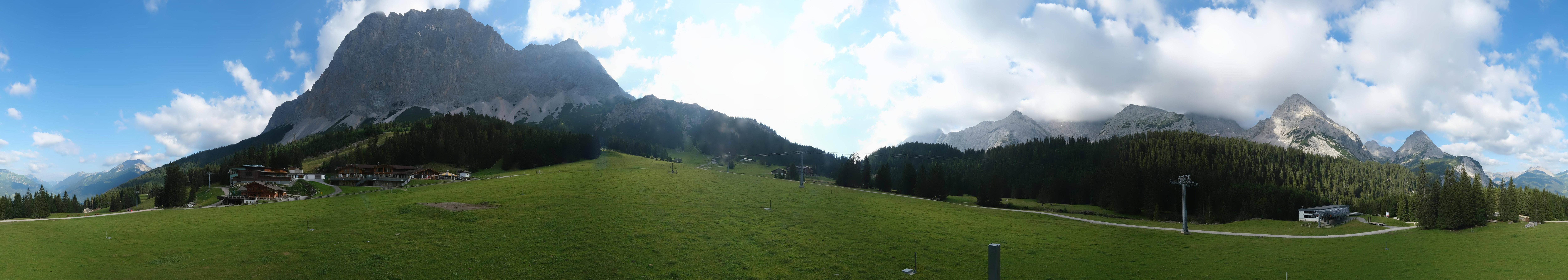 Archiv Foto Webcam Rundblick Ehrwalder Alm