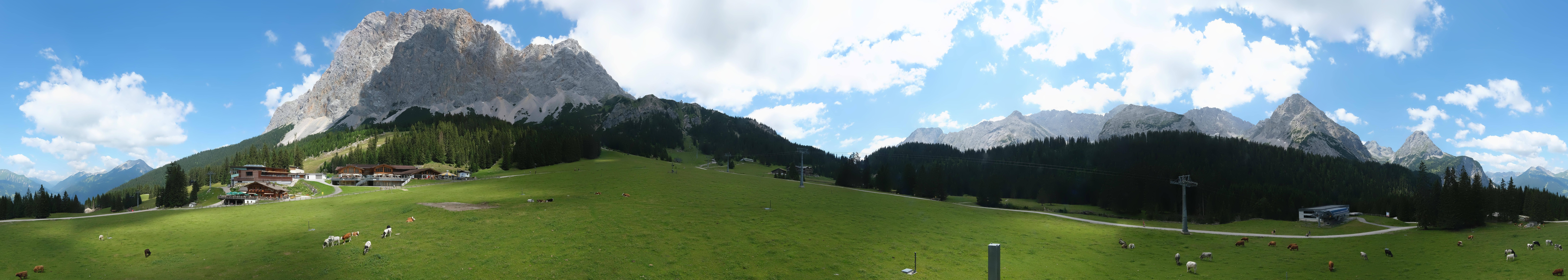 Archiv Foto Webcam Rundblick Ehrwalder Alm