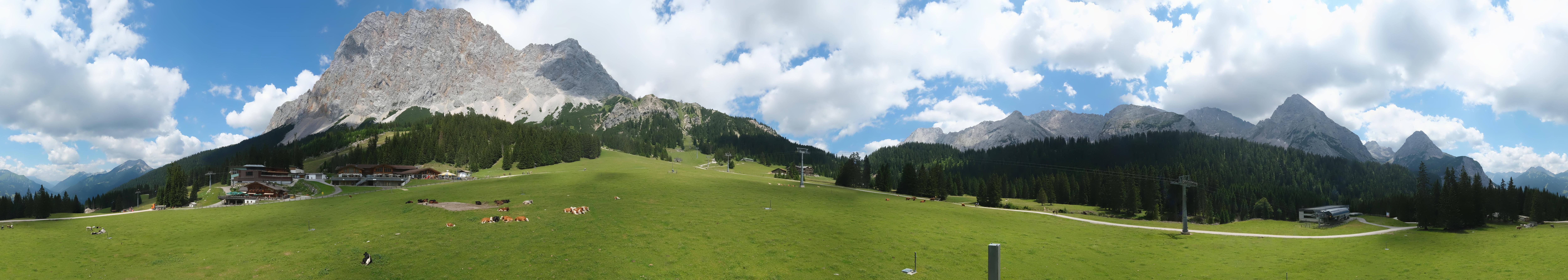 Archiv Foto Webcam Rundblick Ehrwalder Alm