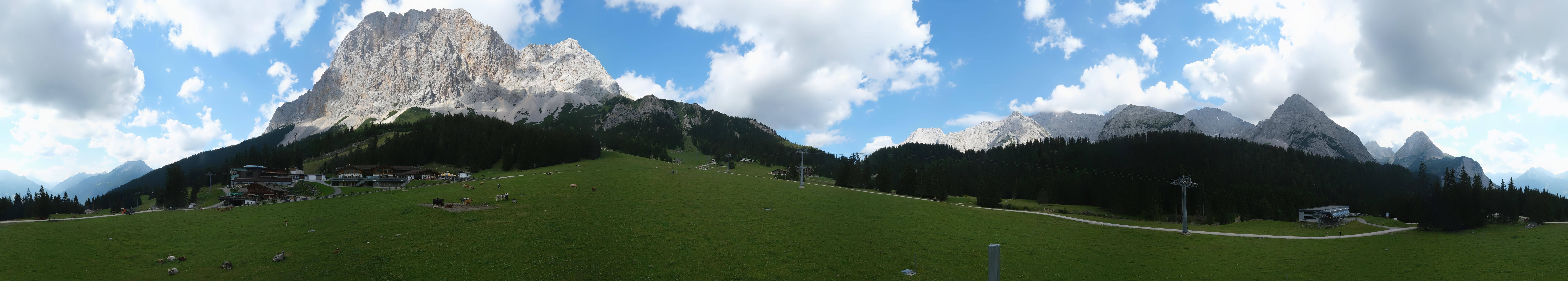 Archiv Foto Webcam Rundblick Ehrwalder Alm
