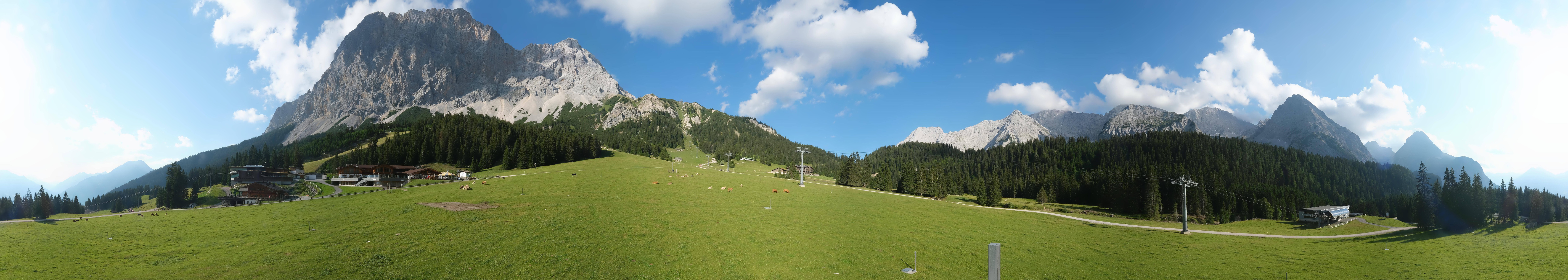 Archiv Foto Webcam Rundblick Ehrwalder Alm