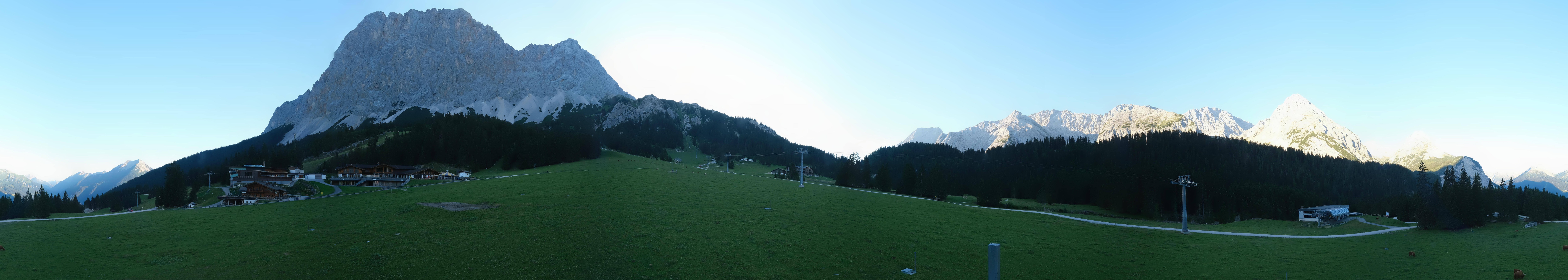 Archived image Webcam Panoramic view Ehrwalder Alm