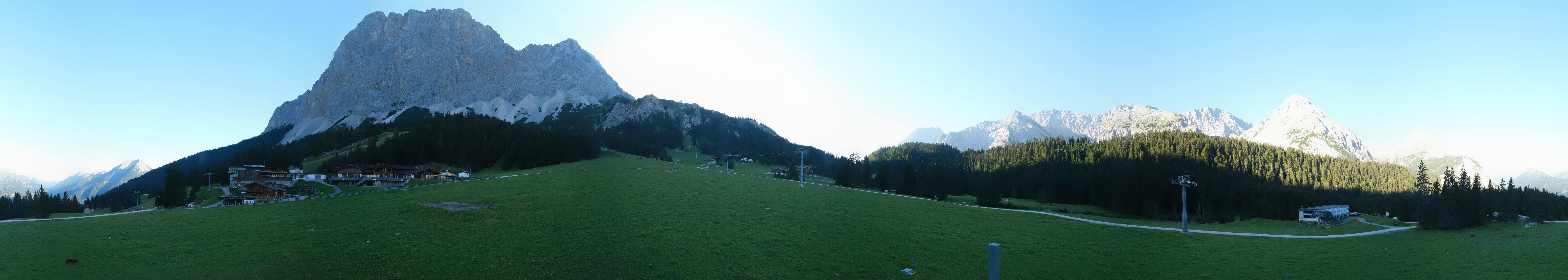 Archived image Webcam Panoramic view Ehrwalder Alm