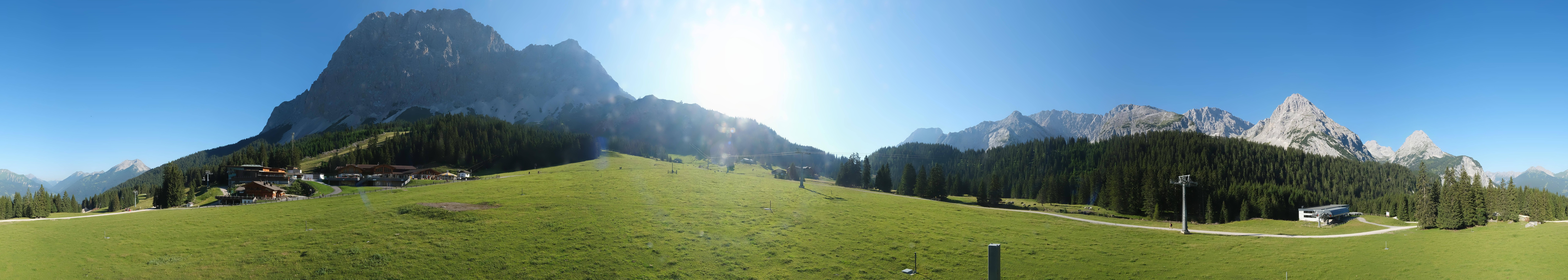 Archived image Webcam Panoramic view Ehrwalder Alm