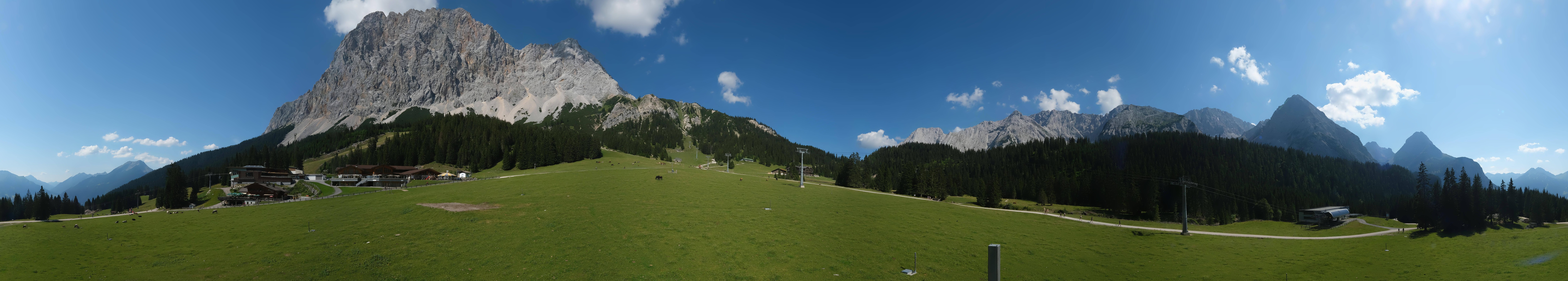 Archived image Webcam Panoramic view Ehrwalder Alm