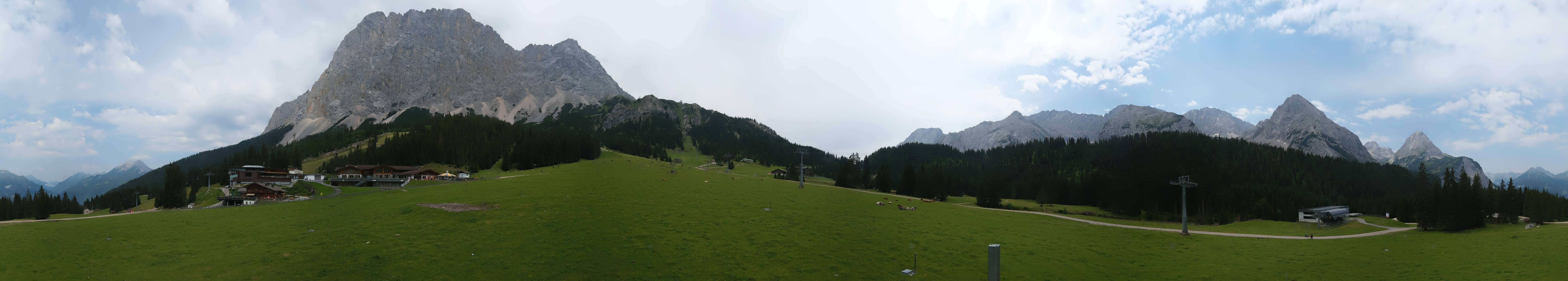 Archiv Foto Webcam Rundblick Ehrwalder Alm