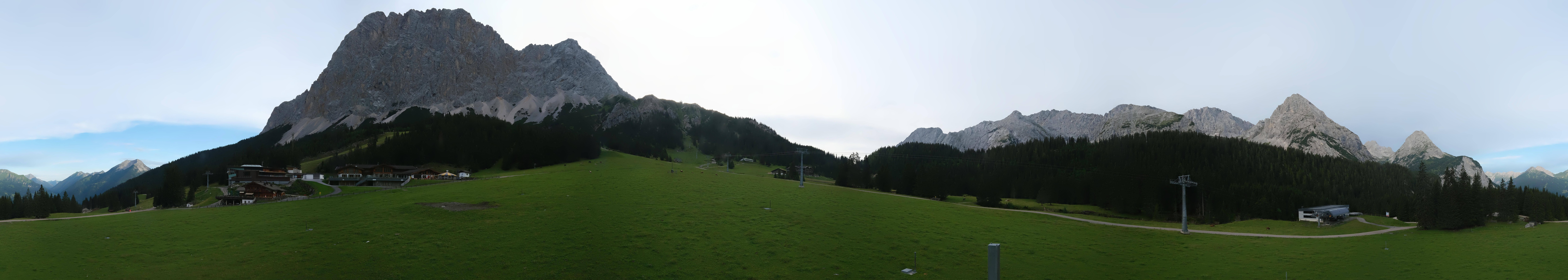 Archived image Webcam Panoramic view Ehrwalder Alm
