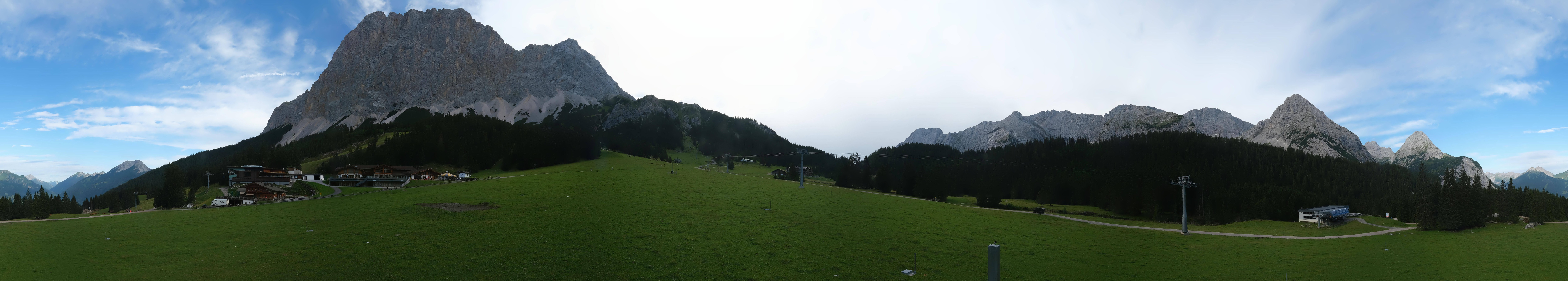 Archived image Webcam Panoramic view Ehrwalder Alm