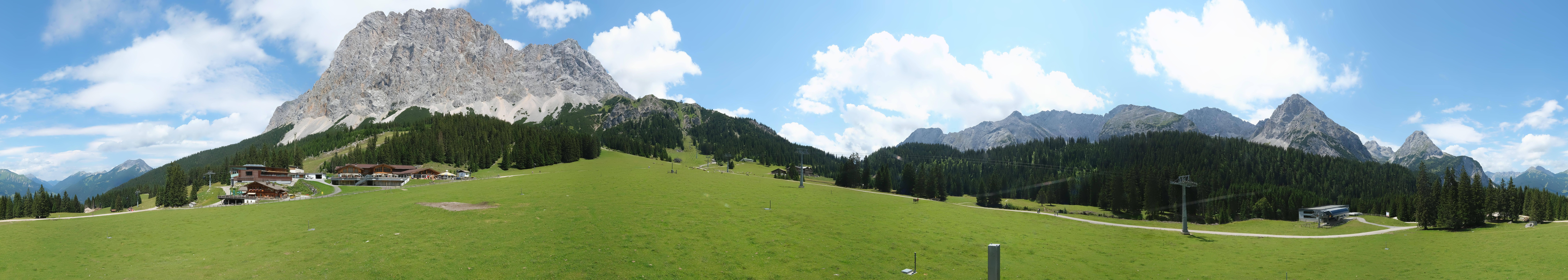 Archived image Webcam Panoramic view Ehrwalder Alm