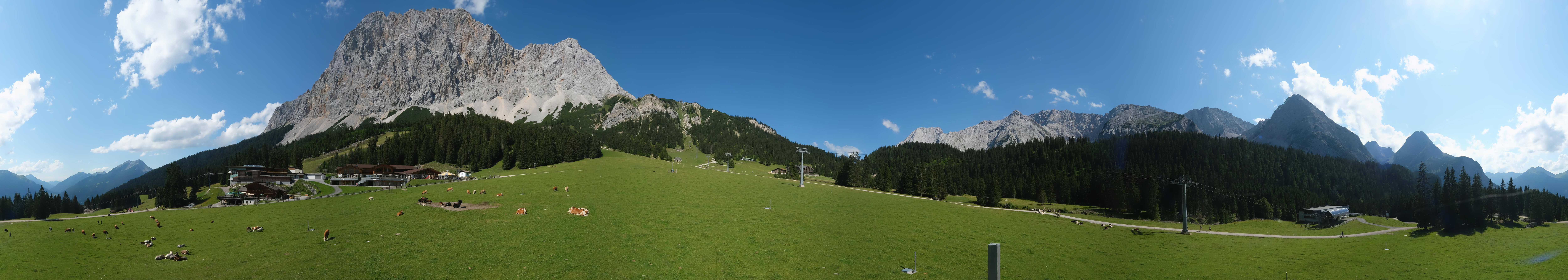 Archiv Foto Webcam Rundblick Ehrwalder Alm