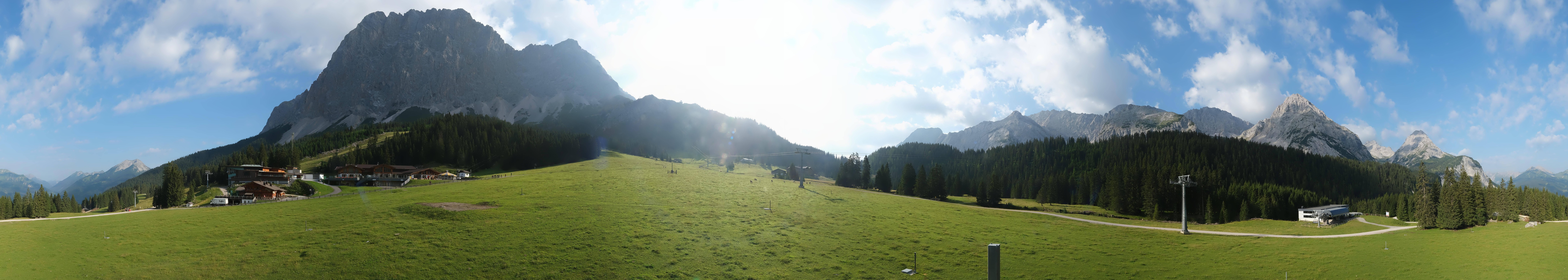 Archiv Foto Webcam Rundblick Ehrwalder Alm