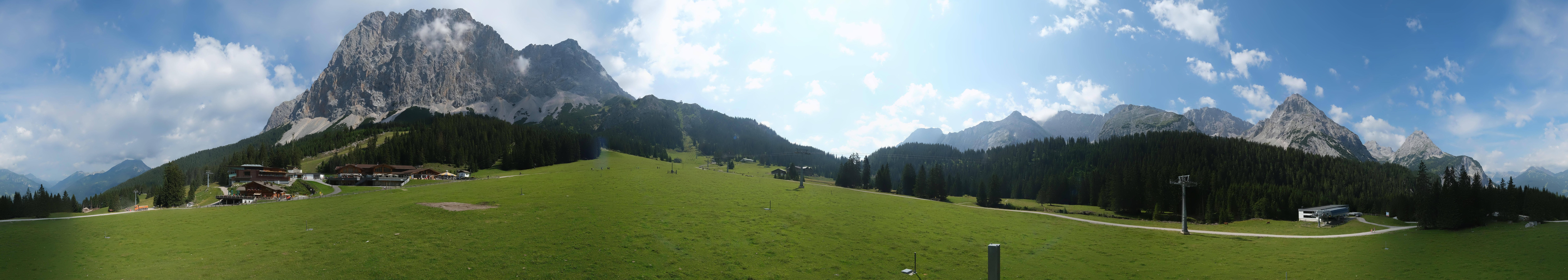 Archiv Foto Webcam Rundblick Ehrwalder Alm