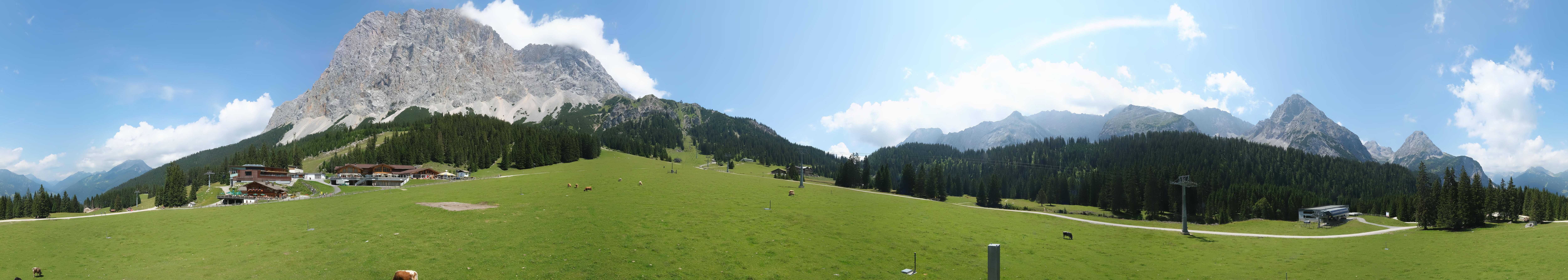 Archiv Foto Webcam Rundblick Ehrwalder Alm