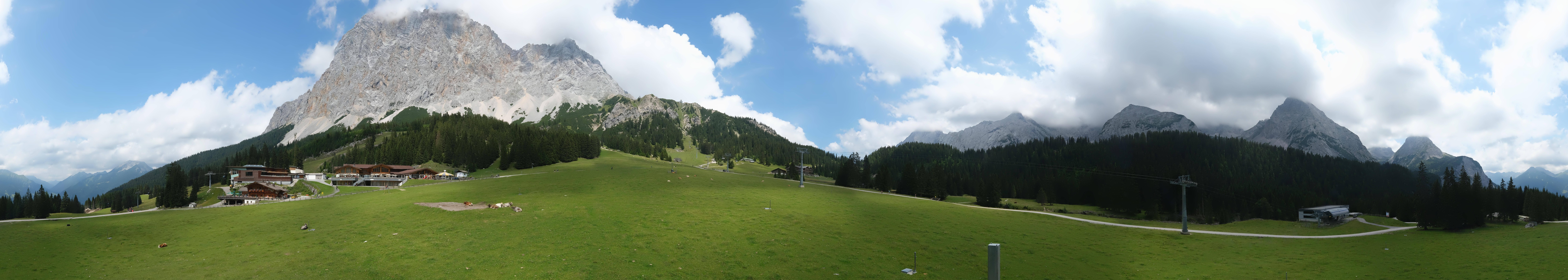 Archiv Foto Webcam Rundblick Ehrwalder Alm