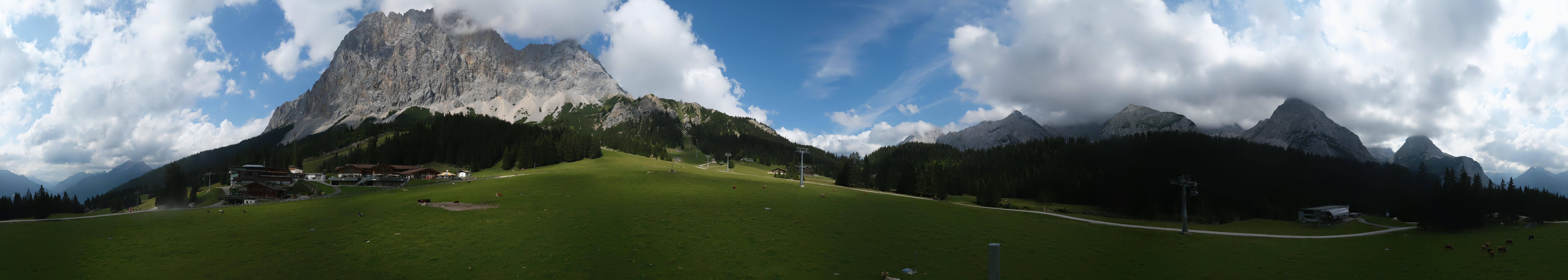 Archiv Foto Webcam Rundblick Ehrwalder Alm