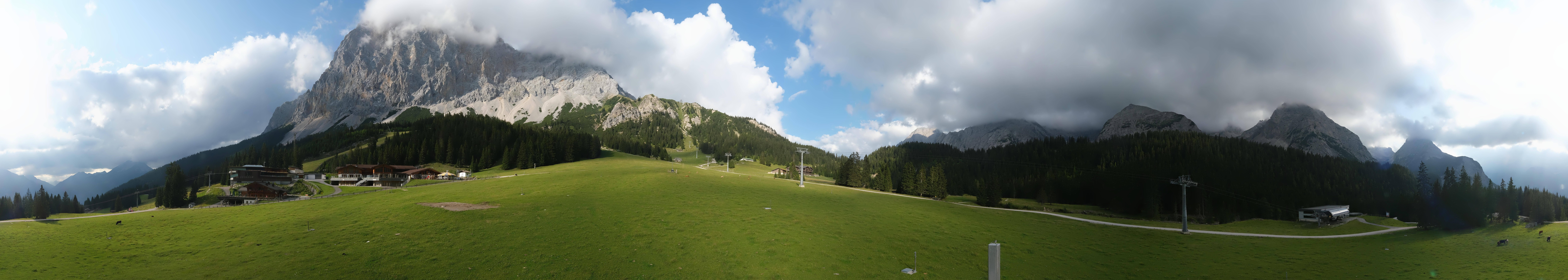 Archiv Foto Webcam Rundblick Ehrwalder Alm
