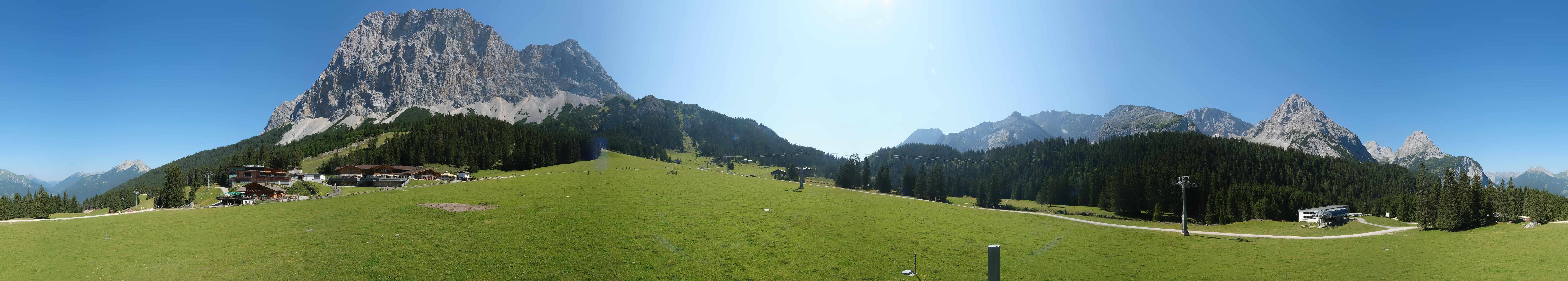 Archiv Foto Webcam Rundblick Ehrwalder Alm
