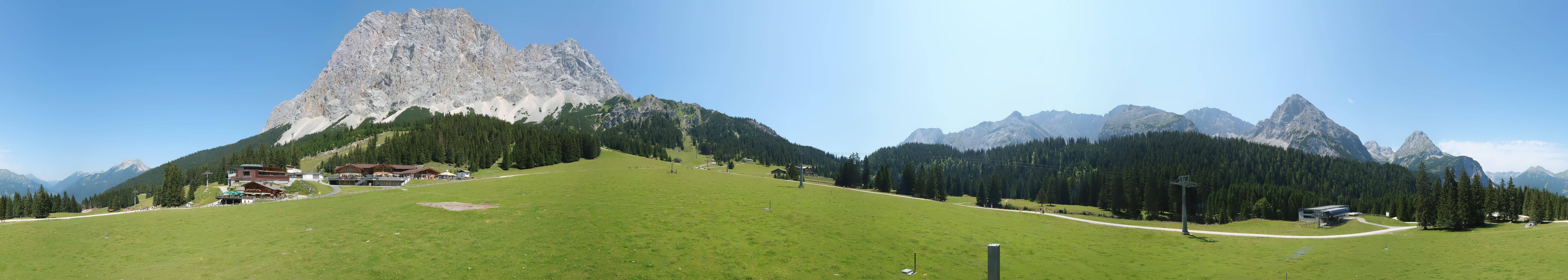 Archived image Webcam Panoramic view Ehrwalder Alm