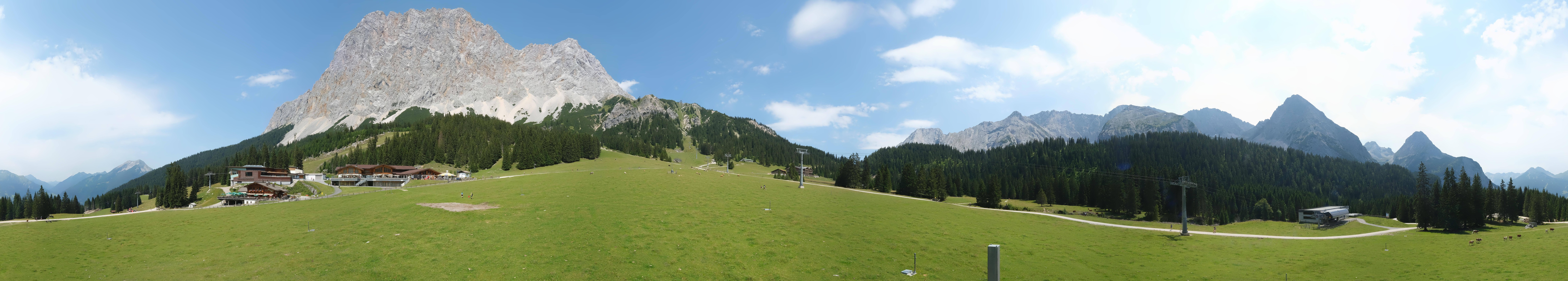 Archived image Webcam Panoramic view Ehrwalder Alm