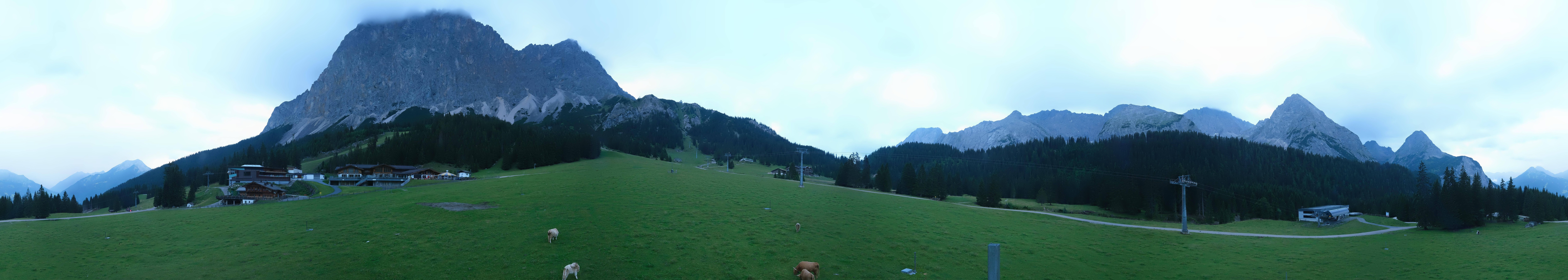 Archiv Foto Webcam Rundblick Ehrwalder Alm