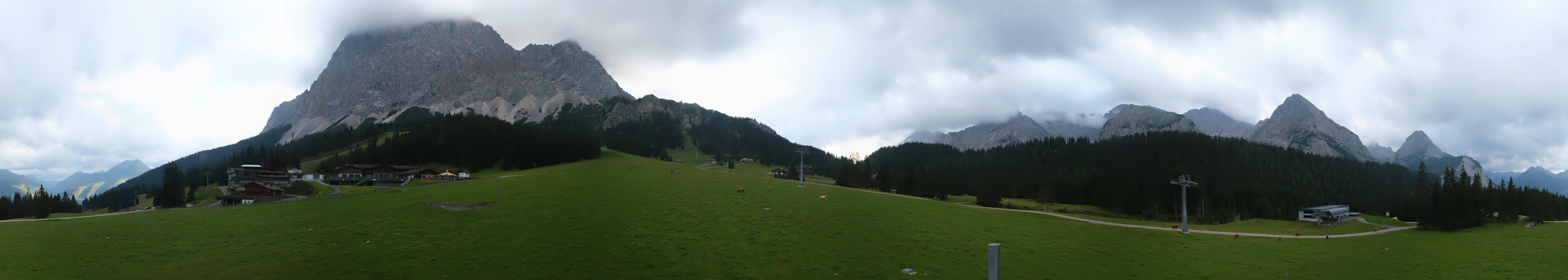 Archived image Webcam Panoramic view Ehrwalder Alm