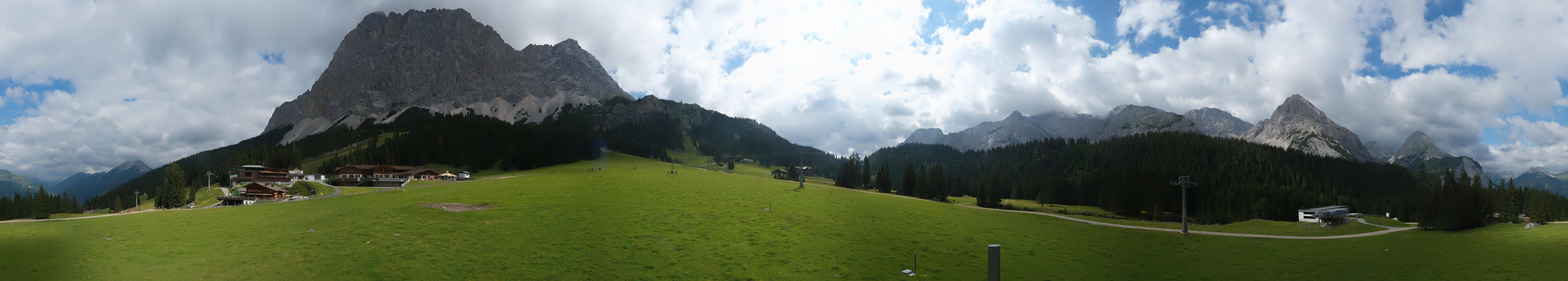 Archived image Webcam Panoramic view Ehrwalder Alm