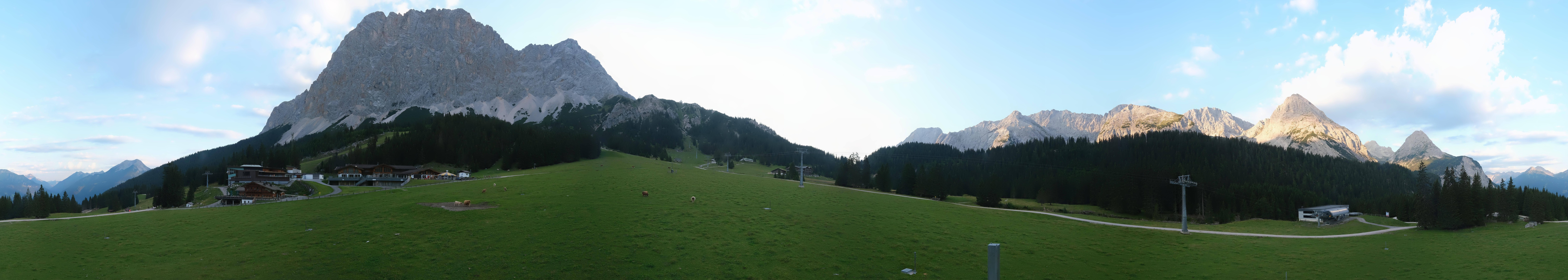 Archiv Foto Webcam Rundblick Ehrwalder Alm