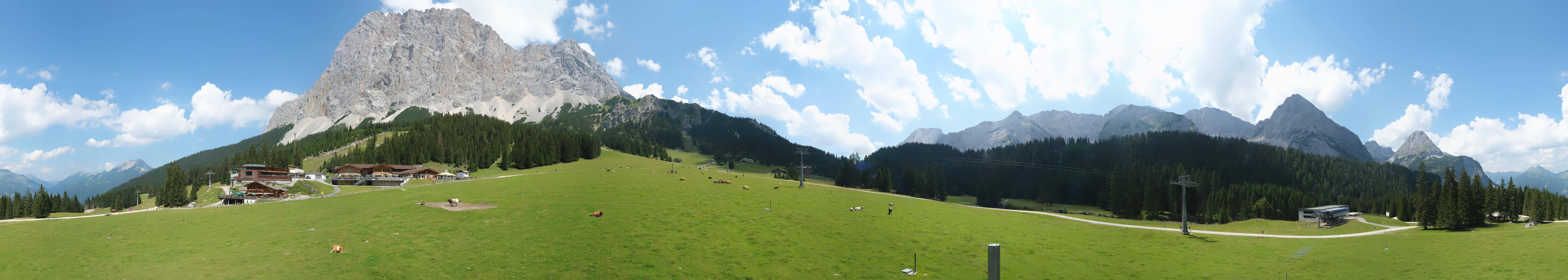 Archiv Foto Webcam Rundblick Ehrwalder Alm