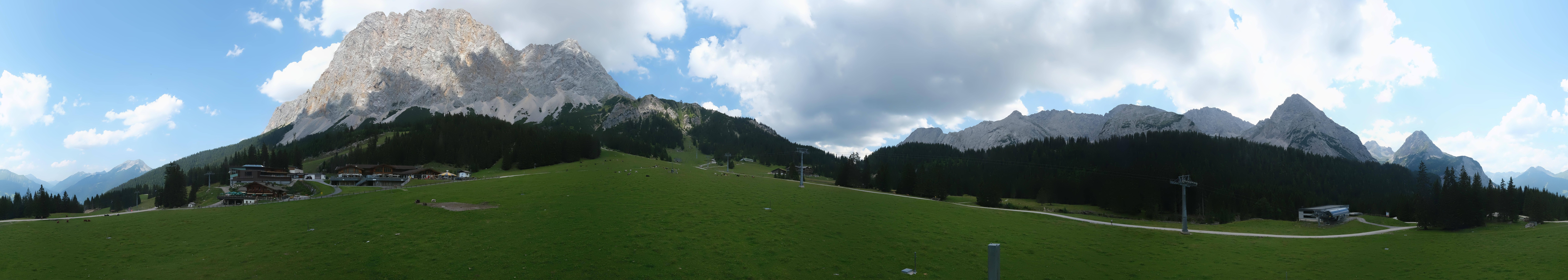 Archiv Foto Webcam Rundblick Ehrwalder Alm