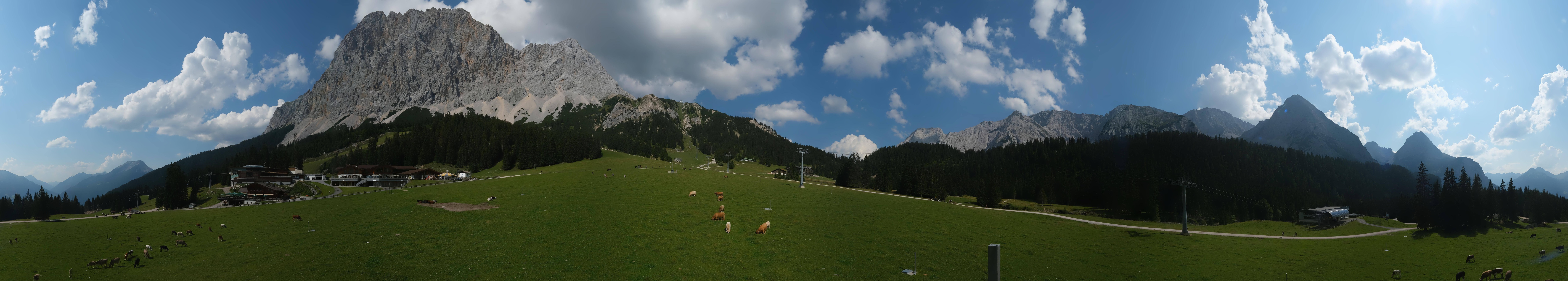 Archiv Foto Webcam Rundblick Ehrwalder Alm