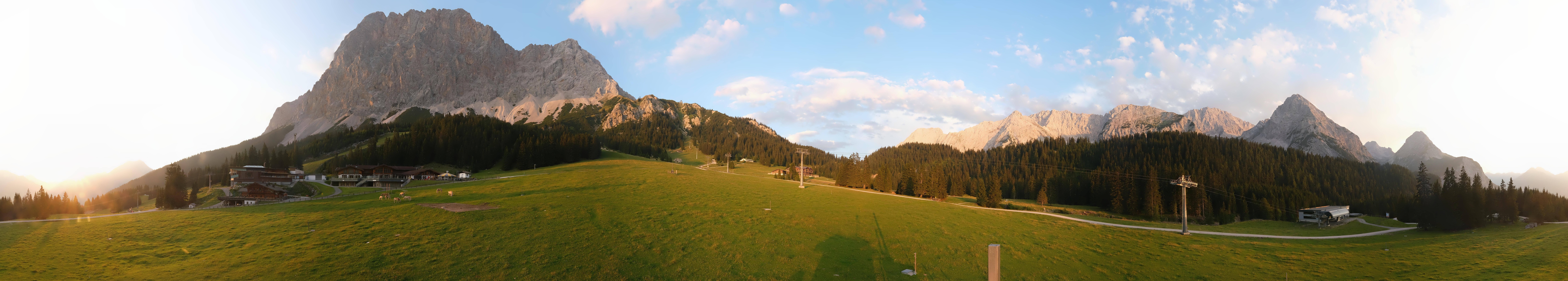 Archiv Foto Webcam Rundblick Ehrwalder Alm