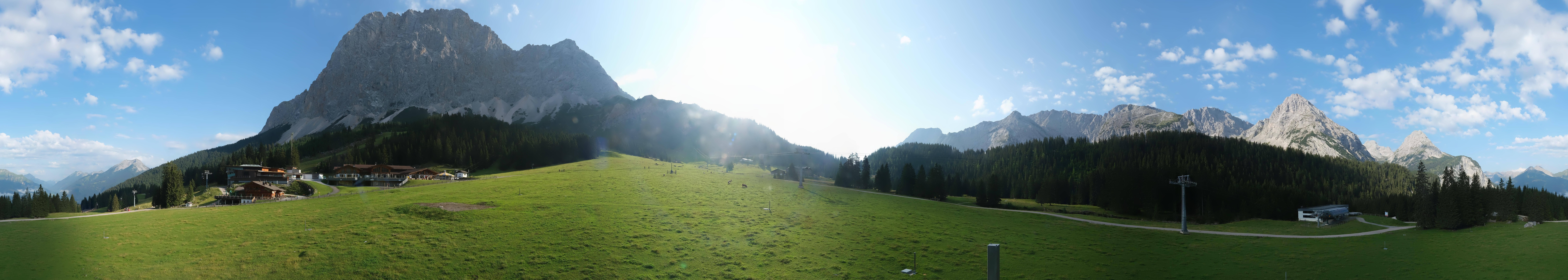 Archiv Foto Webcam Rundblick Ehrwalder Alm