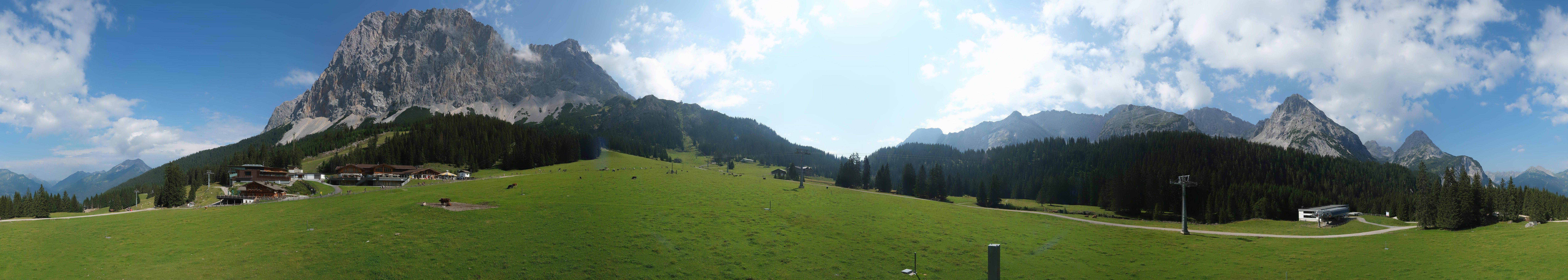 Archiv Foto Webcam Rundblick Ehrwalder Alm
