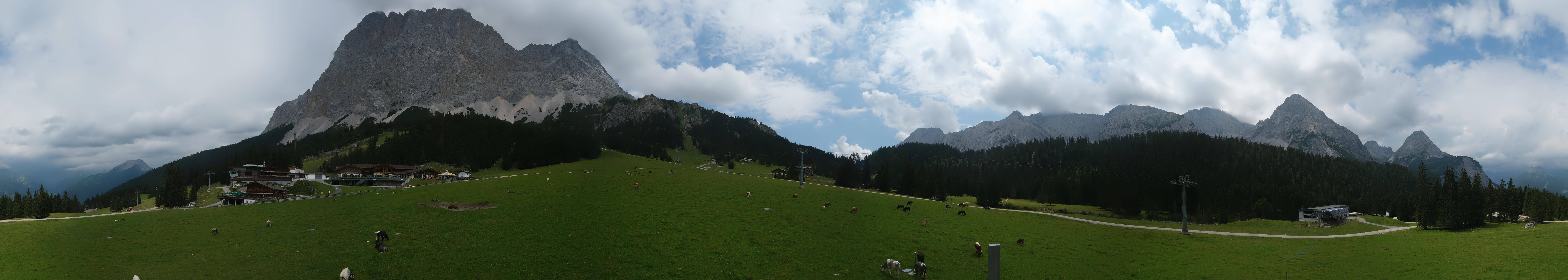 Archiv Foto Webcam Rundblick Ehrwalder Alm