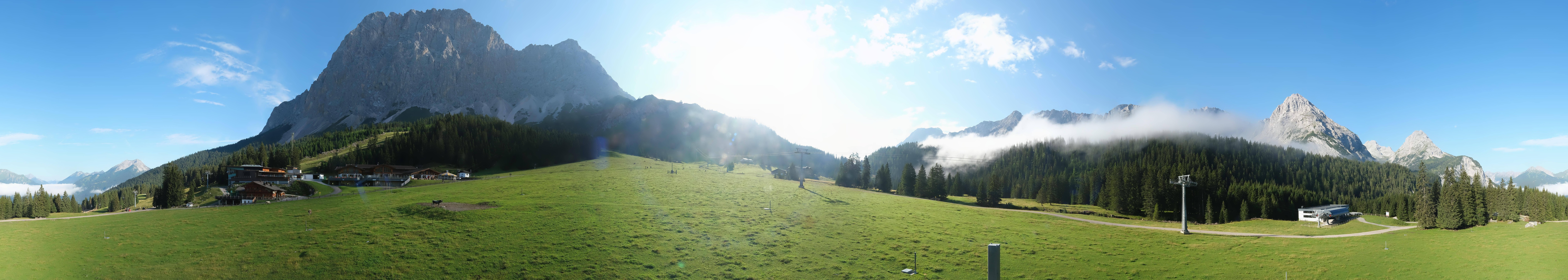 Archiv Foto Webcam Rundblick Ehrwalder Alm