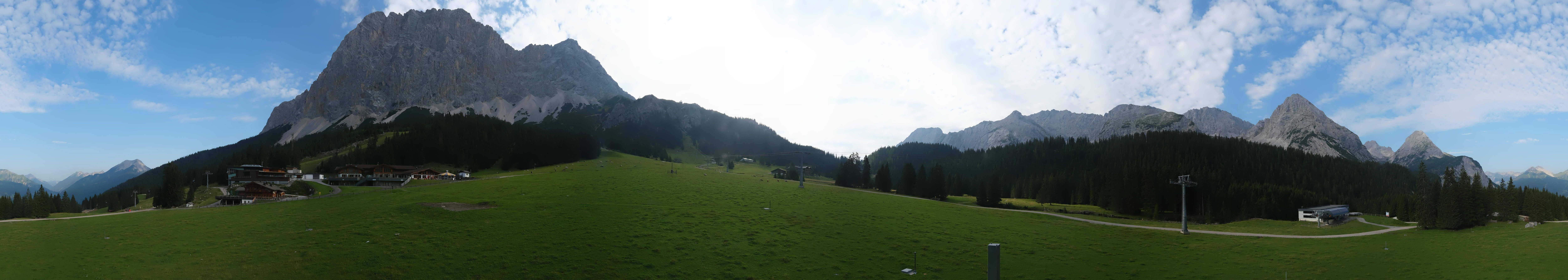 Archiv Foto Webcam Rundblick Ehrwalder Alm
