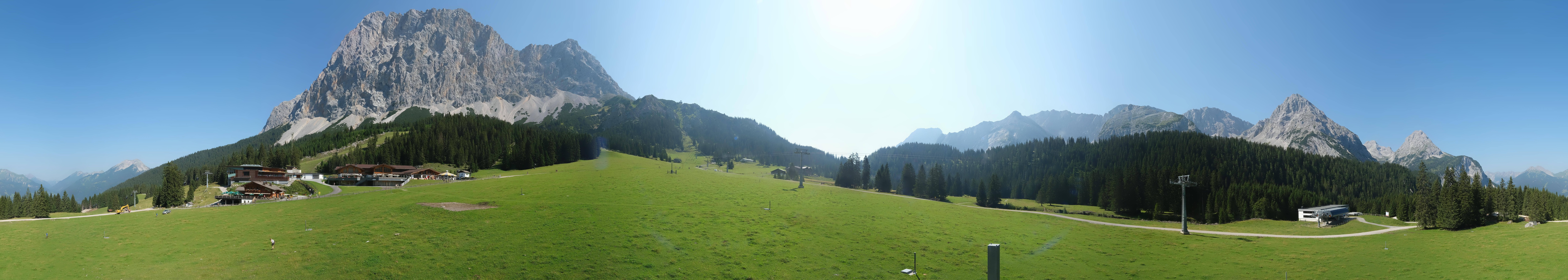 Archiv Foto Webcam Rundblick Ehrwalder Alm