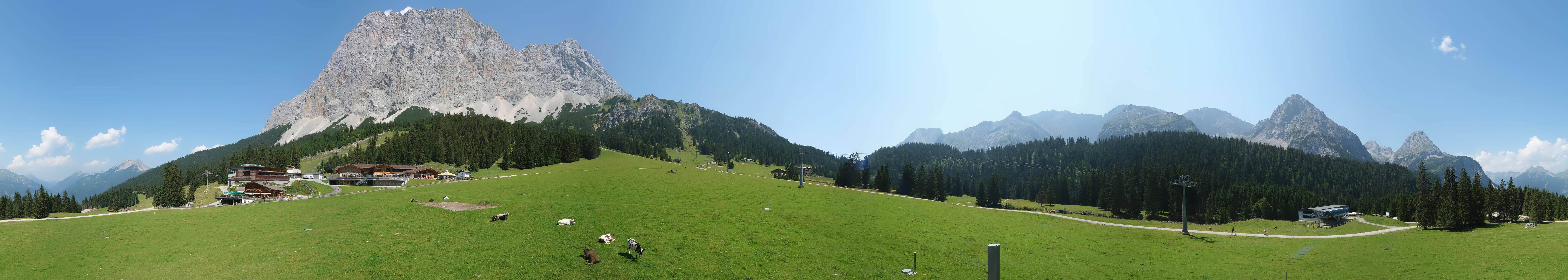 Archiv Foto Webcam Rundblick Ehrwalder Alm